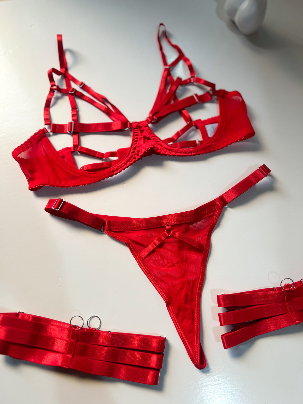 Set Magnolia Rojo