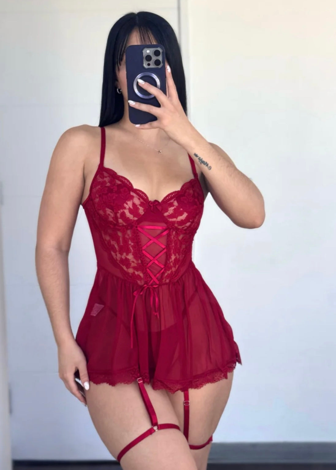 Baby doll Kiara (Burdeos)